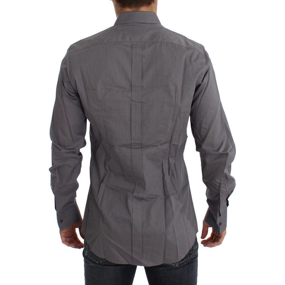 Dolce & Gabbana Purple Torero GOLD Slim Fit Dress Shirt Dolce & Gabbana