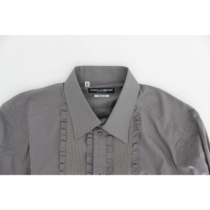 Dolce & Gabbana Purple Torero GOLD Slim Fit Dress Shirt Dolce & Gabbana