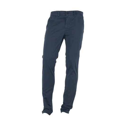 Made in Italy Chic Summer Cotton Blend Trousers MI-3378-IT46 | S