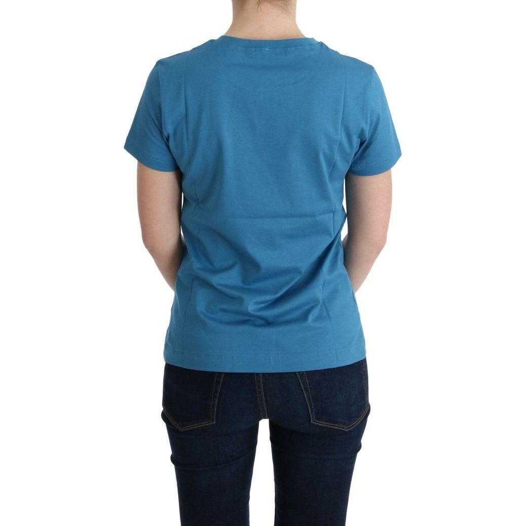 Dolce & Gabbana Blue Cotton 2017 Motive T-Shirt TUI10008-1