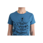 Dolce & Gabbana Blue Cotton 2017 Motive T-Shirt TUI10008-1