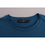 Dolce & Gabbana Blue Cotton 2017 Motive T-Shirt TUI10008-1
