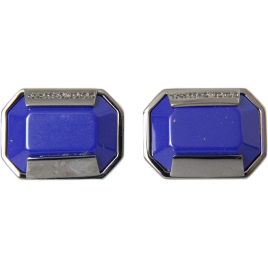 Dolce & Gabbana Silver Plated Brass Pin Crystal Cufflinks 1728,67345645728,Accessories,Category - Jewellery,Cufflings - Ties and Formal Accessories - Accessories,Cufflinks - Men - Jewelry,Dolce & Gabbana,Glass,Jewellery - Accessories,Jewelry,Materials: Br