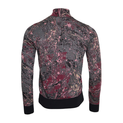 Dolce & Gabbana Multicolor Graphic Turtle Neck Men Sweater