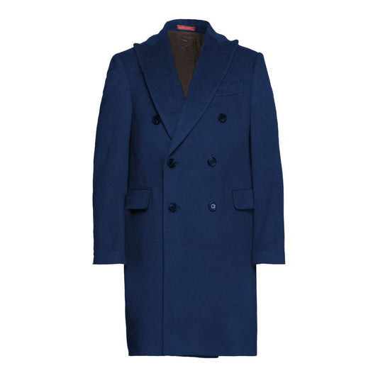 Elegant Dark Blue Borgia Coat BO-8011-IT48 | M
