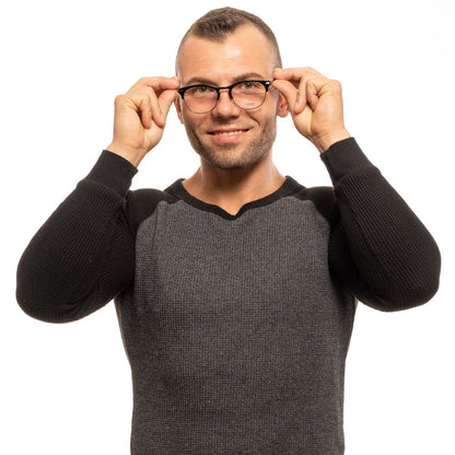 Lozza Black Metal & Plastic Glasses (Frames)