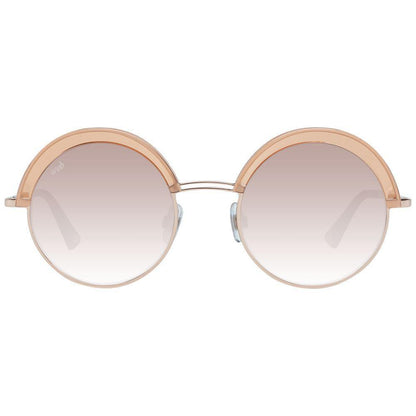 Web Rose Gold Metal & Plastic Sunglasses