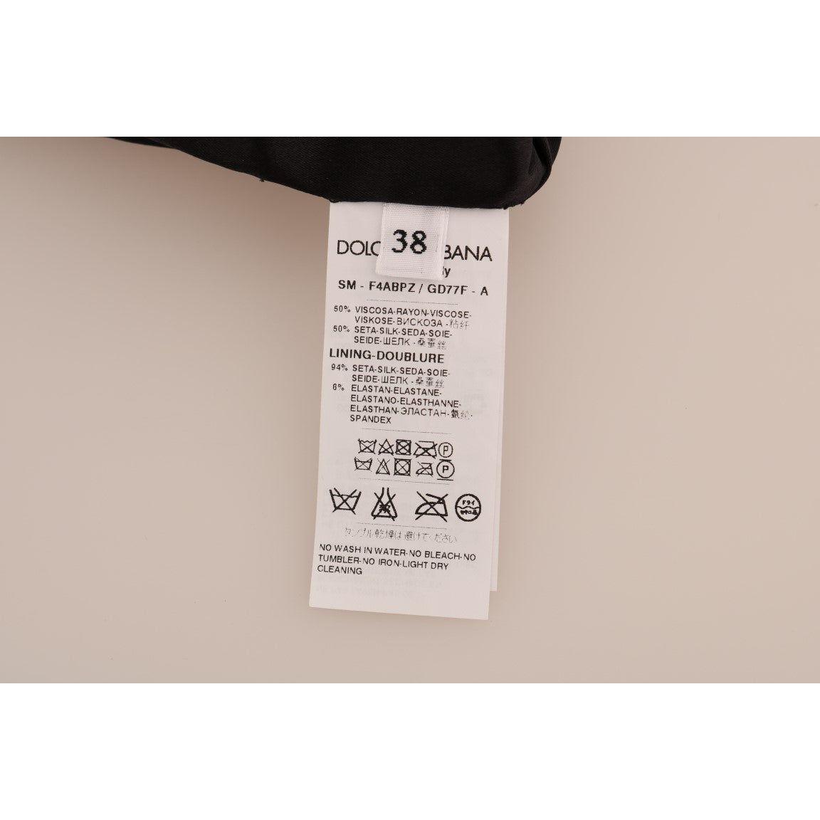 Dolce & Gabbana Brown Leopard Print Silk A-Line Skirt Dolce & Gabbana