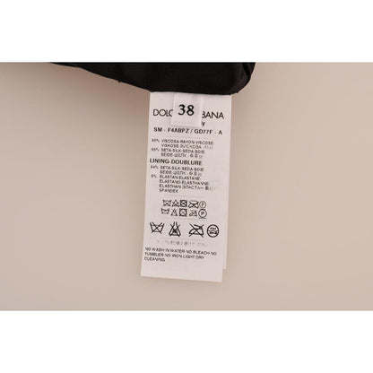 Dolce & Gabbana Brown Leopard Print Silk A-Line Skirt Dolce & Gabbana