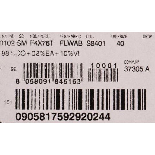 Dolce & Gabbana Dark Green Baroque Velvet Pencil Skirt Dolce & Gabbana