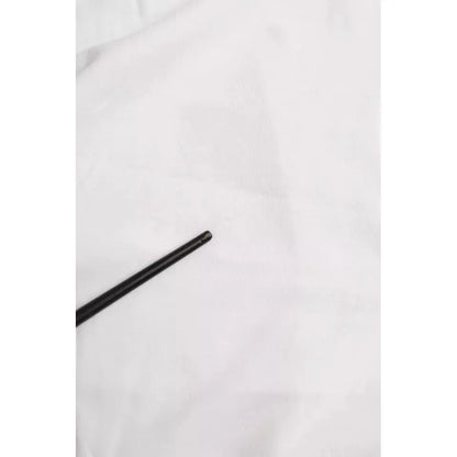 Balenciaga White Cotton Crew Neck Short Sleeves T-shirt