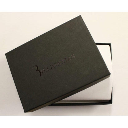 Billionaire Italian Couture Brown Leather Cardholder Wallet Billionaire Italian Couture