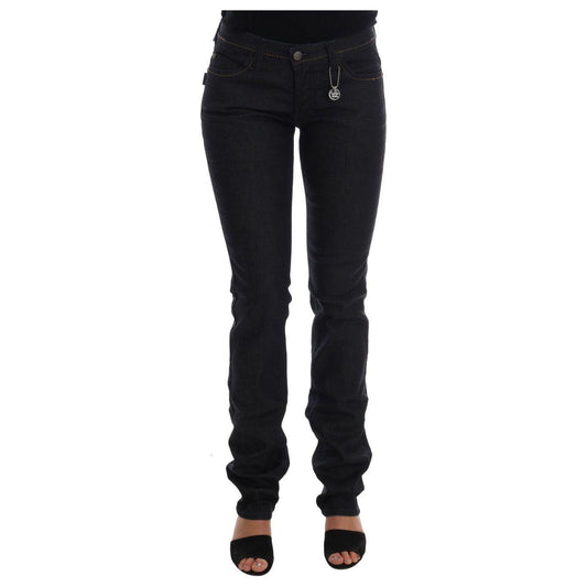 Costume National Blue Cotton Stretch Slim Fit Jeans SIG30134-3