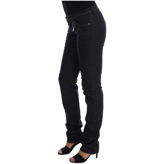 Costume National Blue Cotton Stretch Slim Fit Jeans SIG30134-3