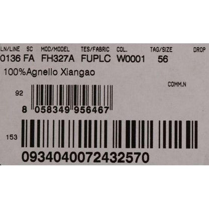 Dolce & Gabbana White Xiangao Lamb Fur Beanie Dolce & Gabbana