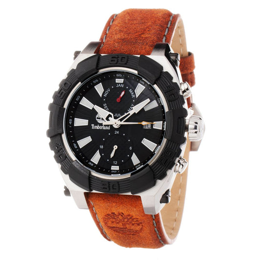 Timberland Brown Leather Sport Watch 1728,67434610848,Accessories,Brown,Men,New with tags,Sport Watches - Watches - Accessories,Timberland,Watches - Accessories
