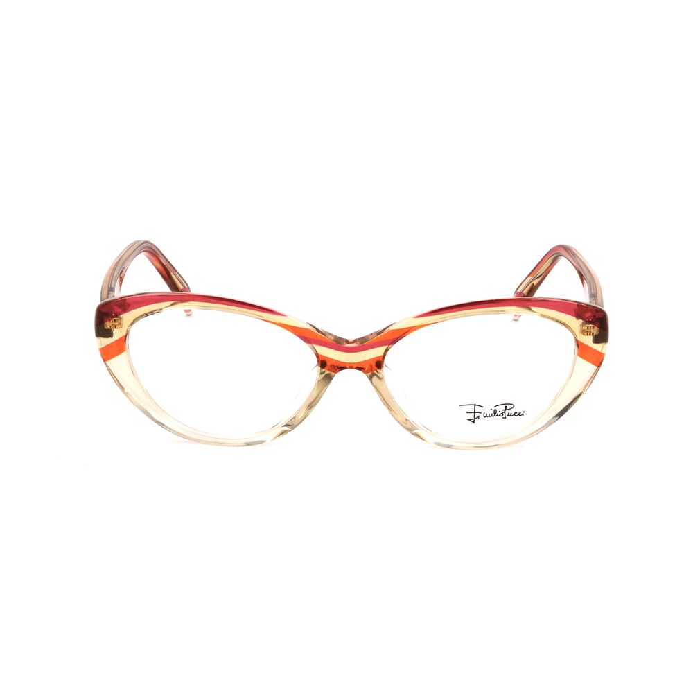 Emilio Pucci Multicolor Plastic Glasses (Frames)