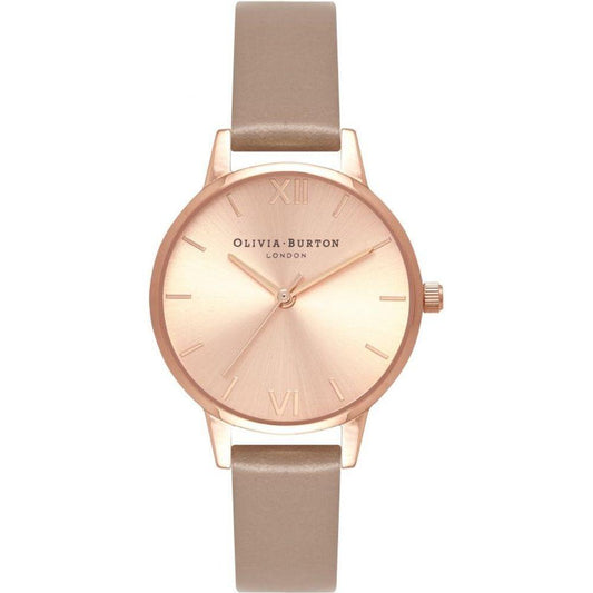Olivia Burton Brown Artificial Leather Watch OBOB16MD88AC