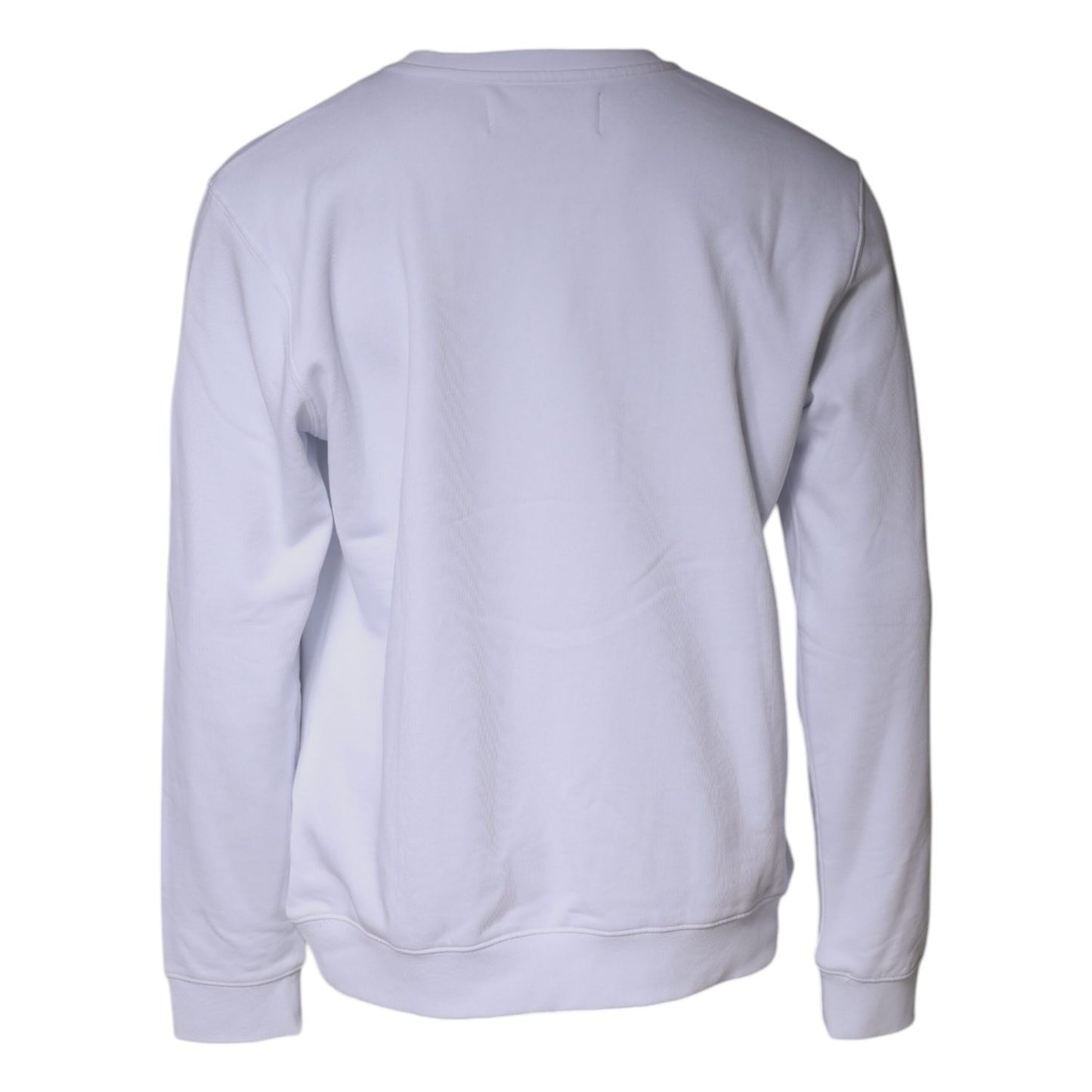 Replay White Embossed Logo Crew Neck Men Sweatshirt Sweater