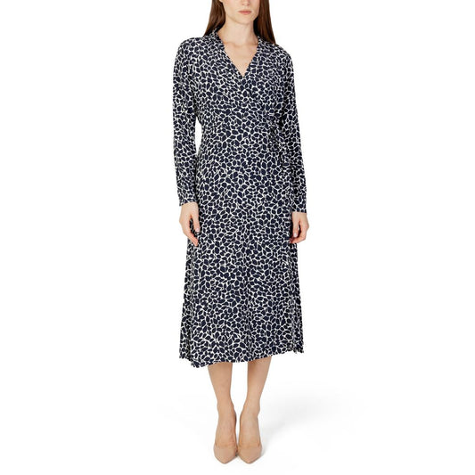 Street One Blue Viscose Midi