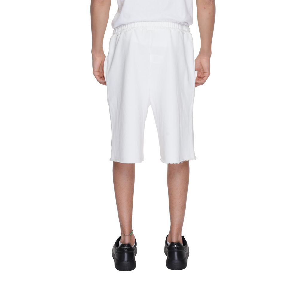 Underclub White Cotton Bermuda Shorts 1728,71956299936,Bermuda - Shorts - Clothing,Clothing,IT46 | M,IT48 | L,IT52 | XL,Men,Men - Clothing,New with tags,Shorts - Clothing,Shorts - Men - Clothing,Underclub,White