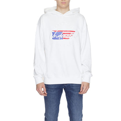Underclub White Cotton Hoodie 1728,71956299936,Clothing,Hoodies - Sweaters - Clothing,IT44 | S,IT46 | M,IT48 | L,IT52 | XL,Men,Men - Clothing,New with tags,Sweaters - Clothing,Sweaters - Men - Clothing,Underclub,White