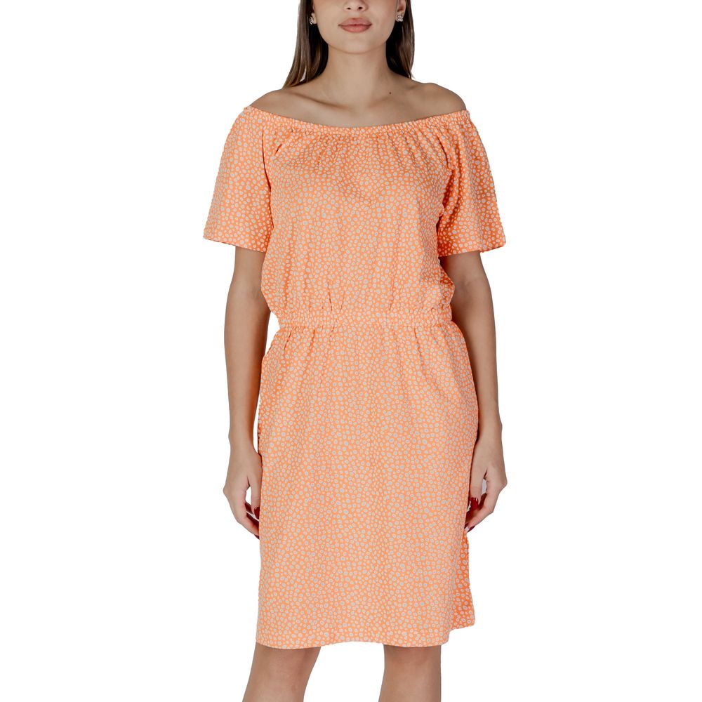 B.Young Orange Cotton Short Dress 1728,71956299936,B.Young,Clothing,Dresses - Clothing,Dresses - Women - Clothing,IT38|XS,IT40|S,IT42|M,IT44|L,New with tags,Orange,Short - Dresses - Clothing,Women,Women - Clothing