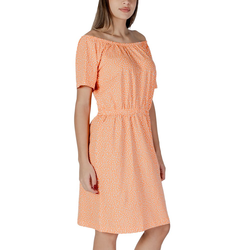 B.Young Orange Cotton Short Dress 1728,71956299936,B.Young,Clothing,Dresses - Clothing,Dresses - Women - Clothing,IT38|XS,IT40|S,IT42|M,IT44|L,New with tags,Orange,Short - Dresses - Clothing,Women,Women - Clothing
