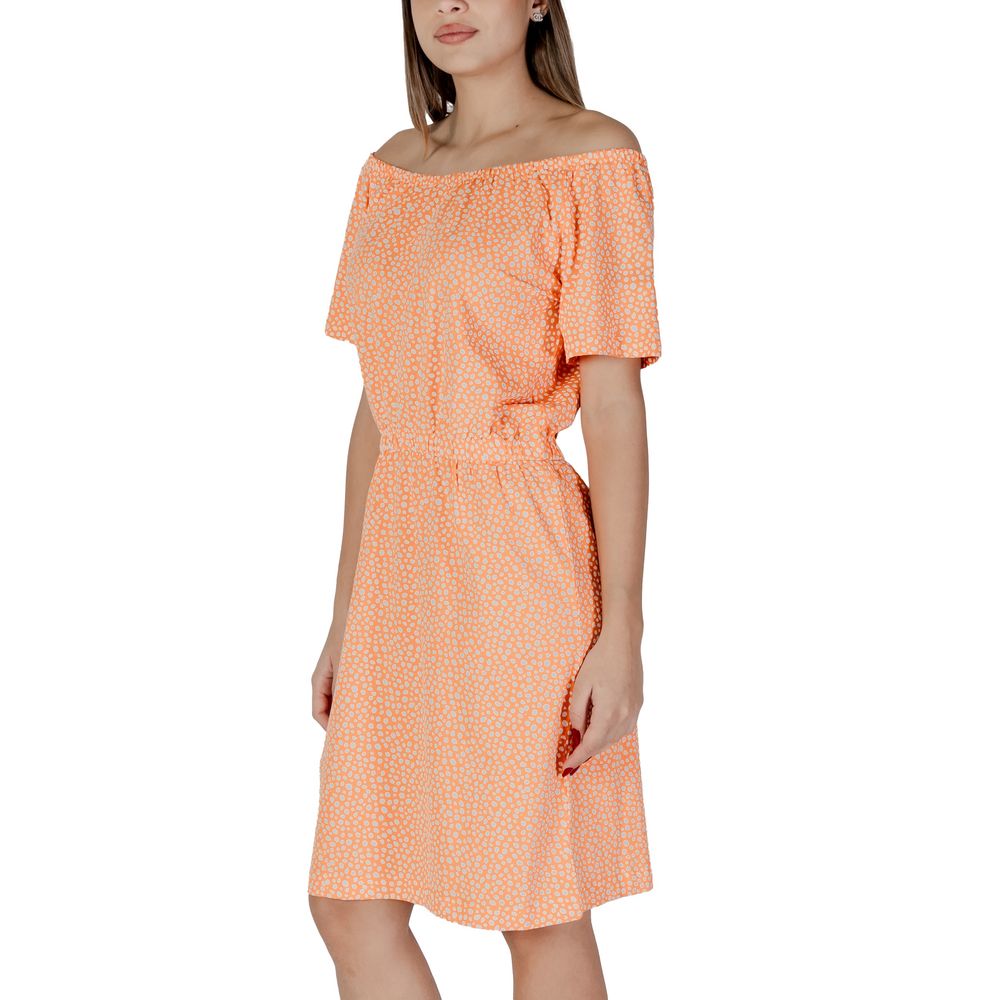B.Young Orange Cotton Short Dress 1728,71956299936,B.Young,Clothing,Dresses - Clothing,Dresses - Women - Clothing,IT38|XS,IT40|S,IT42|M,IT44|L,New with tags,Orange,Short - Dresses - Clothing,Women,Women - Clothing