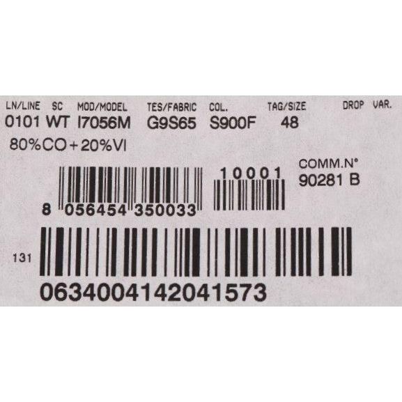 Dolce & Gabbana Black STAFF Cotton Striped Vest Dolce & Gabbana