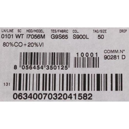 Dolce & Gabbana Gray STAFF Cotton Striped Vest Dolce & Gabbana