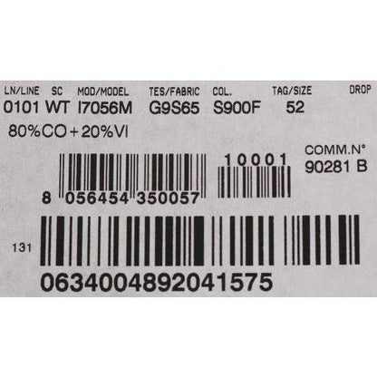 Dolce & Gabbana Gray STAFF Cotton Striped Vest Dolce & Gabbana