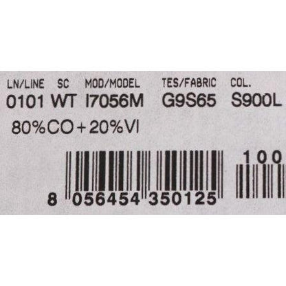 Dolce & Gabbana Gray STAFF Cotton Rayon Vest Dolce & Gabbana