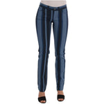 Dolce & Gabbana Blue GIRLY Striped Cotton Jeans BYX1206-5