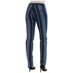 Dolce & Gabbana Blue GIRLY Striped Cotton Jeans BYX1206-5