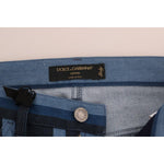 Dolce & Gabbana Blue GIRLY Striped Cotton Jeans BYX1206-5
