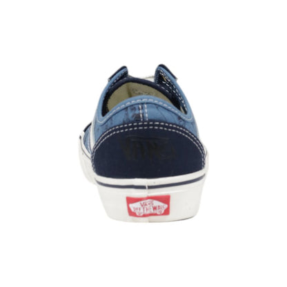 Vans Blue Suede Leather Low Top Sneakers