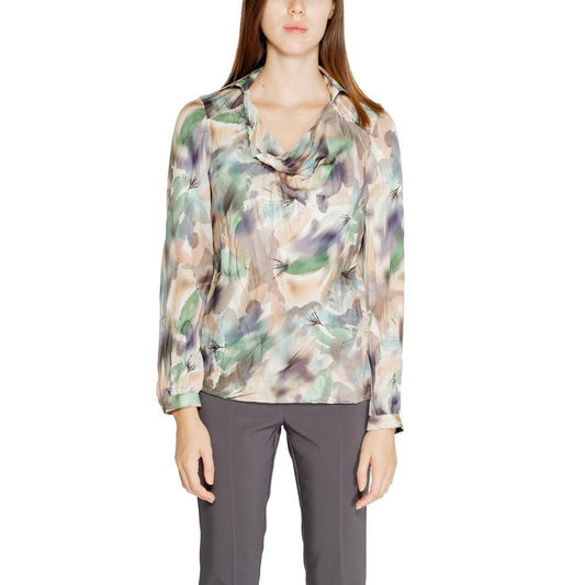 Rinascimento Green Polyester Blouse RI-14928200148-IT40|S