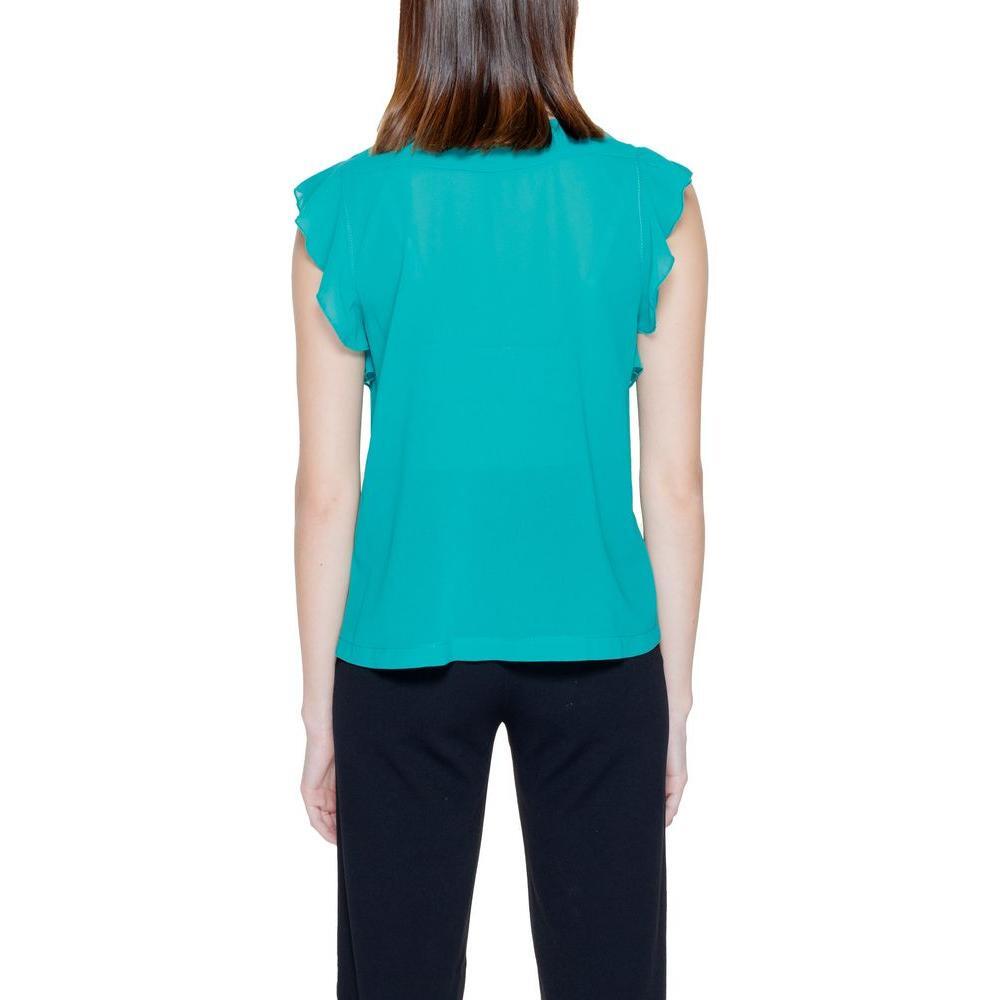Rinascimento Bicolor Polyester Blouse