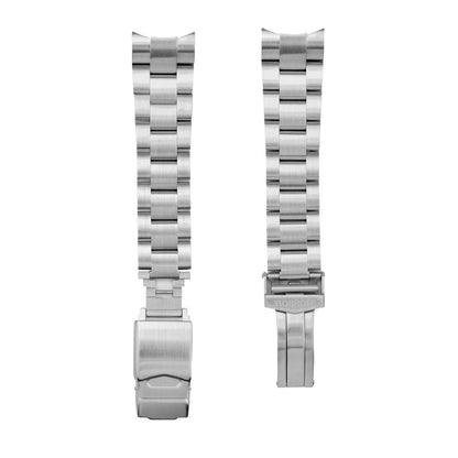 Bobroff Silver Stainless Steel Bracelet Watch