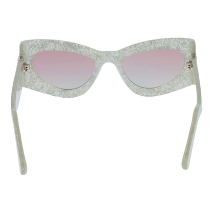 GCDS Silver Acetate Sunglasses