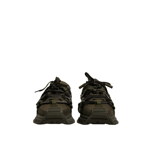 Dolce & Gabbana Military Green Space Low Top Sneakers Shoes