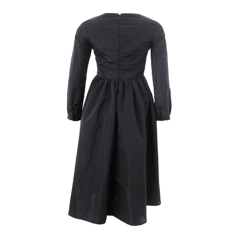 Lardini Black Polyester Cocktail Dress