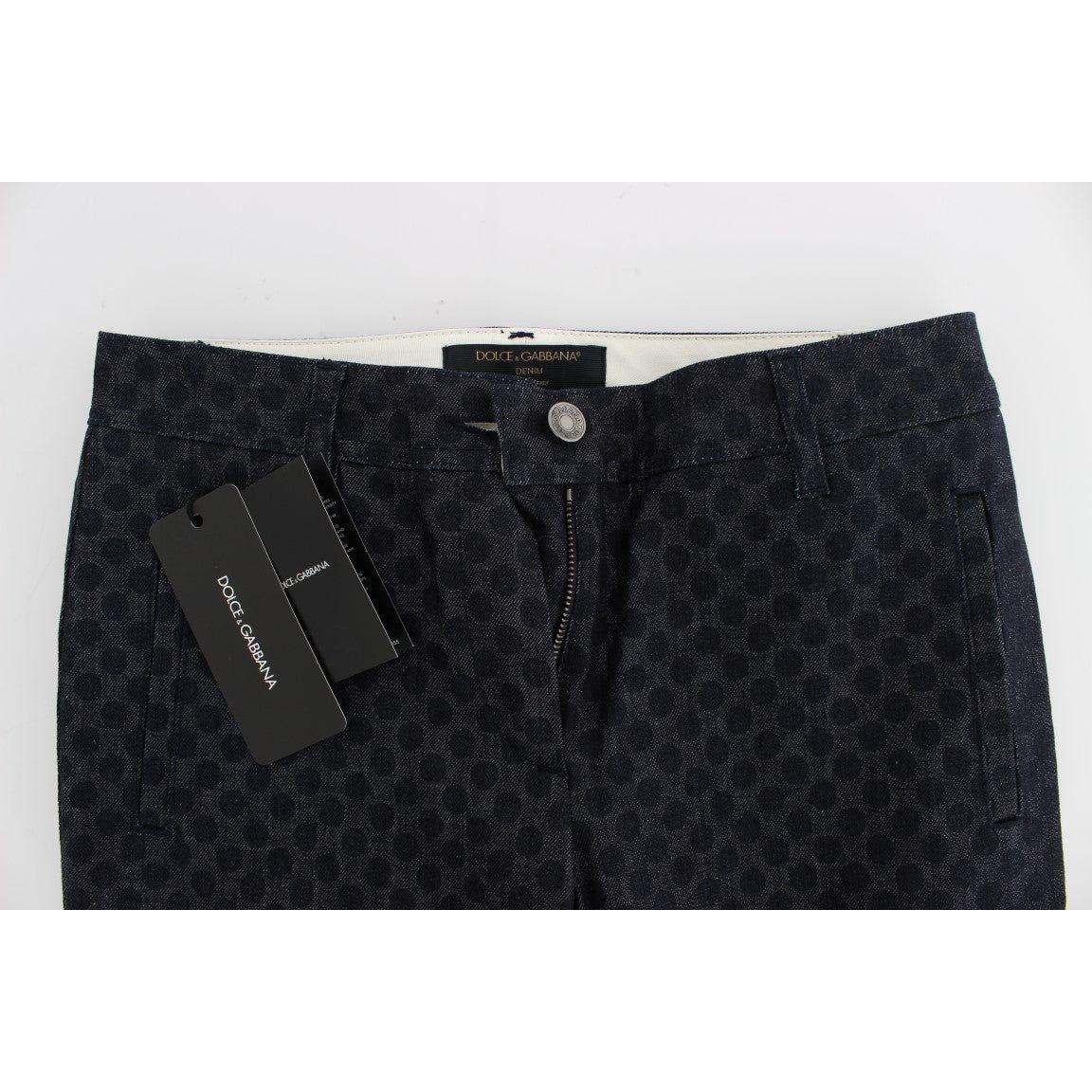 Dolce & Gabbana Polka Dotted Slim Capris Jeans Dolce & Gabbana