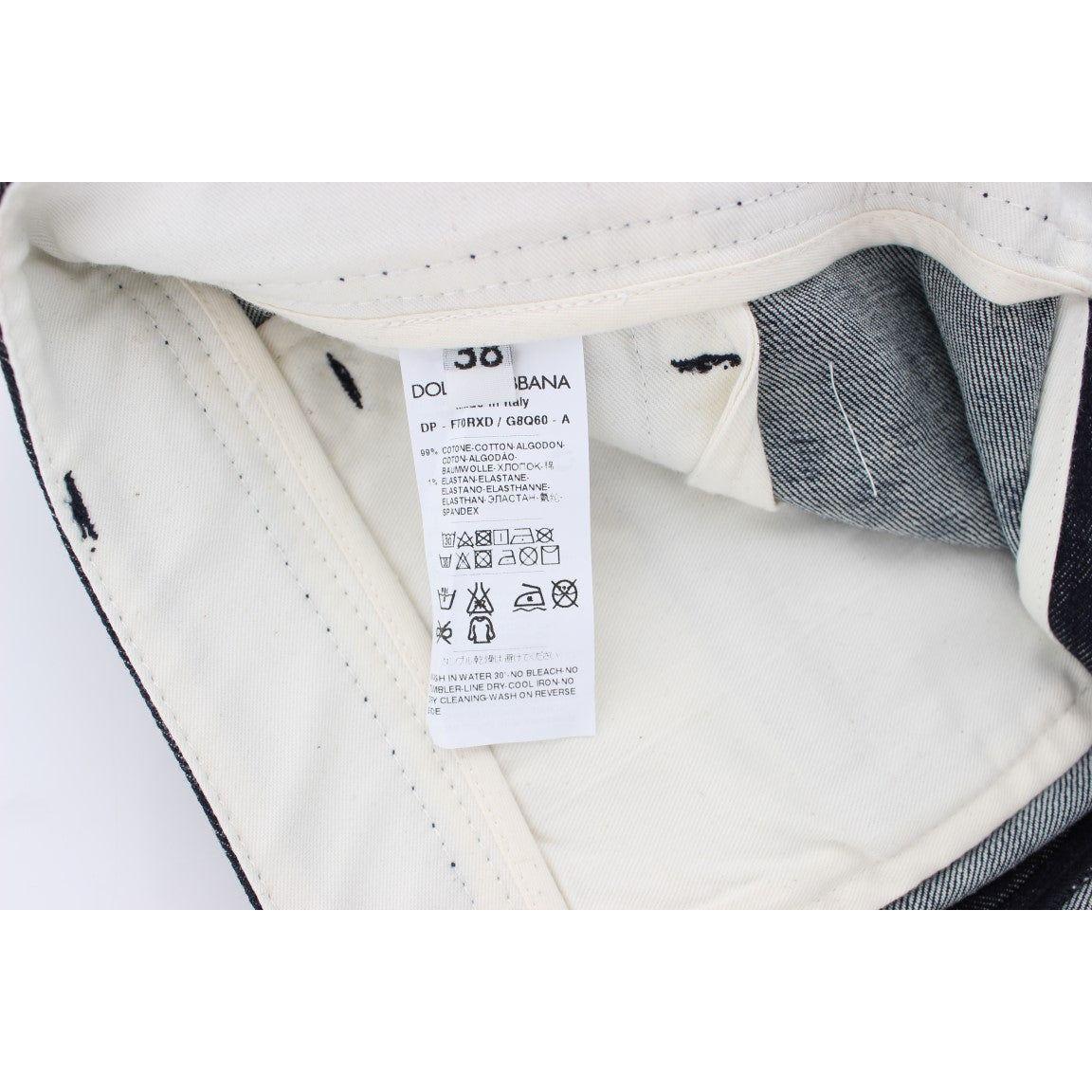 Dolce & Gabbana Polka Dotted Slim Capris Jeans Dolce & Gabbana