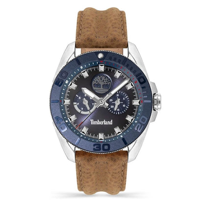 Timberland Brown Leather Dress Watch