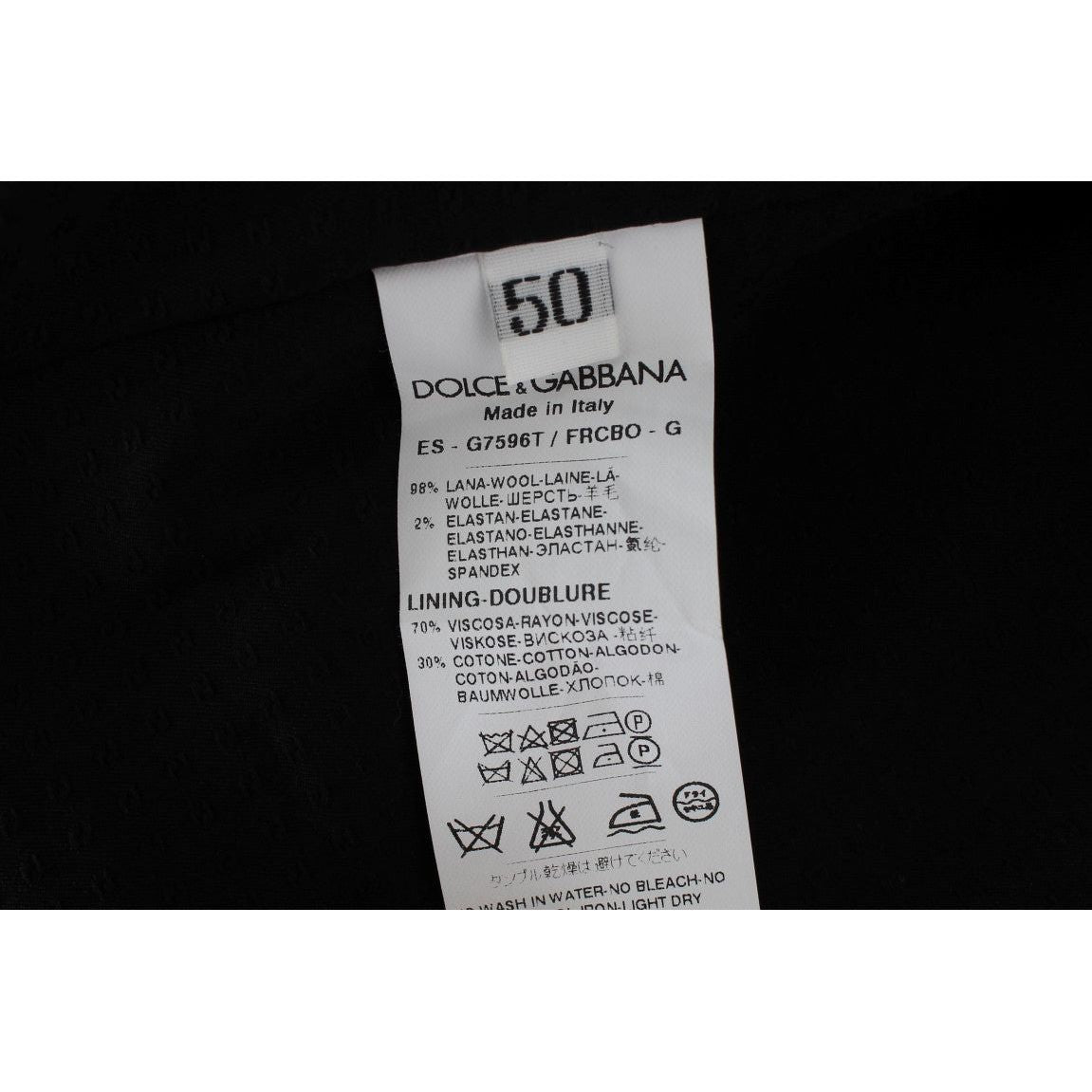 Dolce & Gabbana Gray Striped Formal Vest Dolce & Gabbana