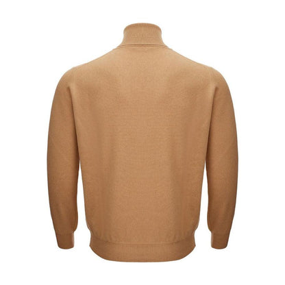 KANGRA Brown Wool Turtleneck