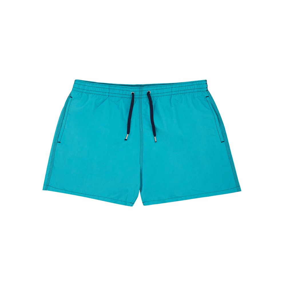 Malo Turquoise Polyester Swim Shorts