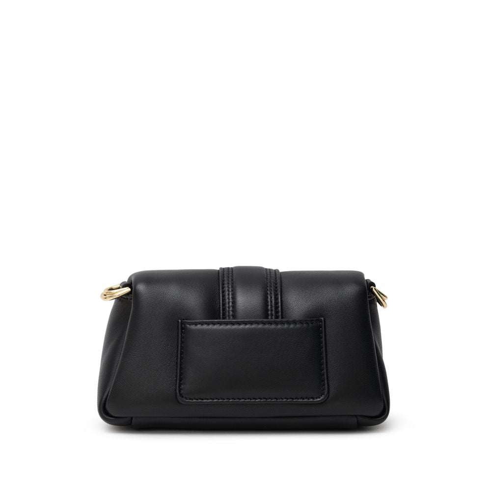 Front view with bag zipped and handles upright.